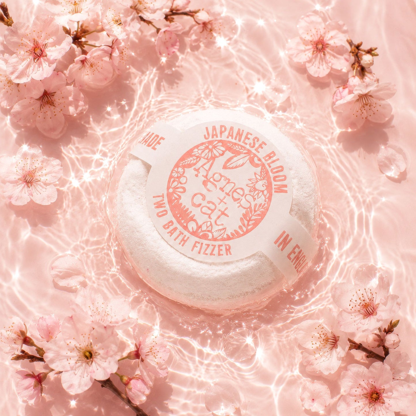 Bloom & Brighten Bath Fizzer Gift Set By Agnes + Cat