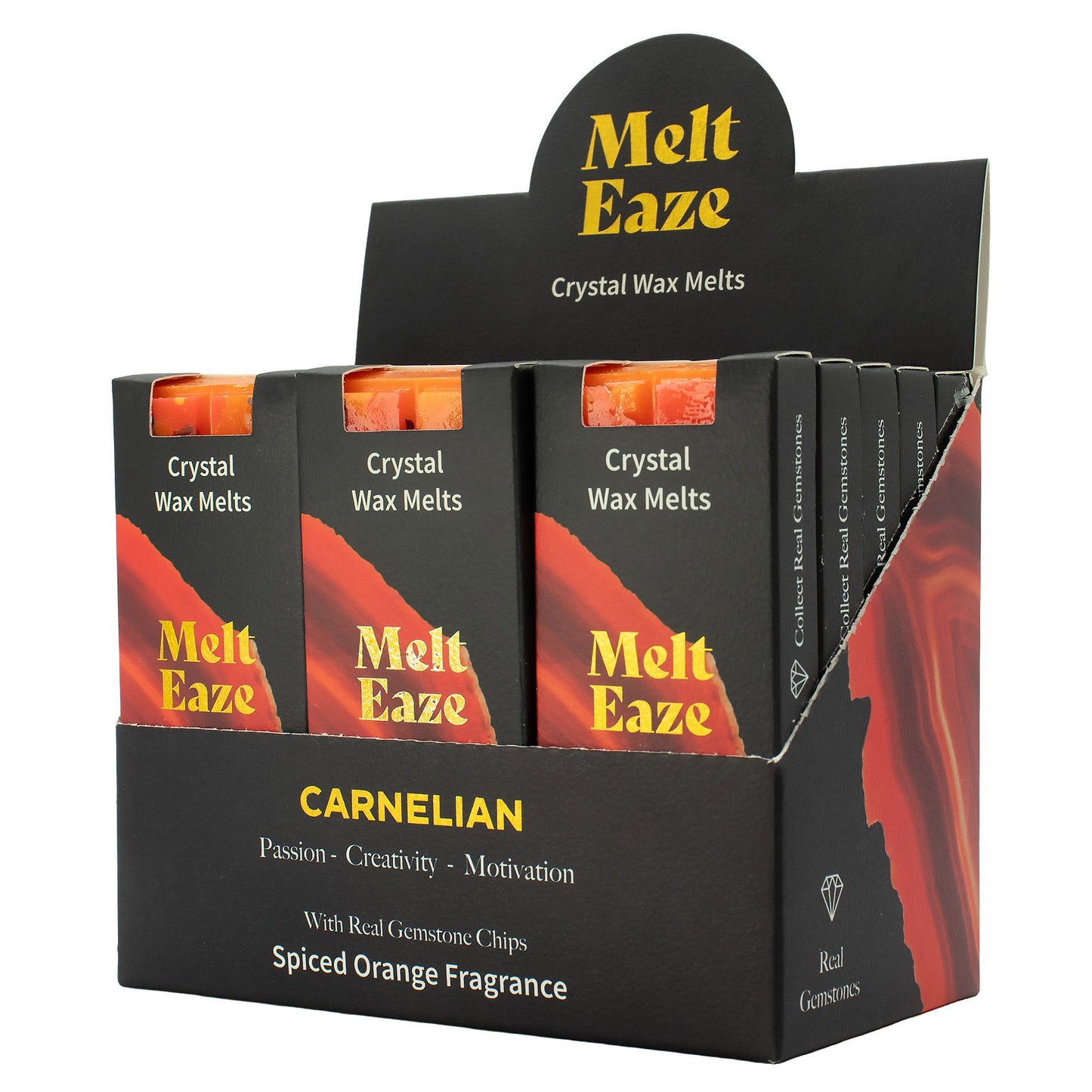 Carnelian Fire Wax Melts - Spiced Orange