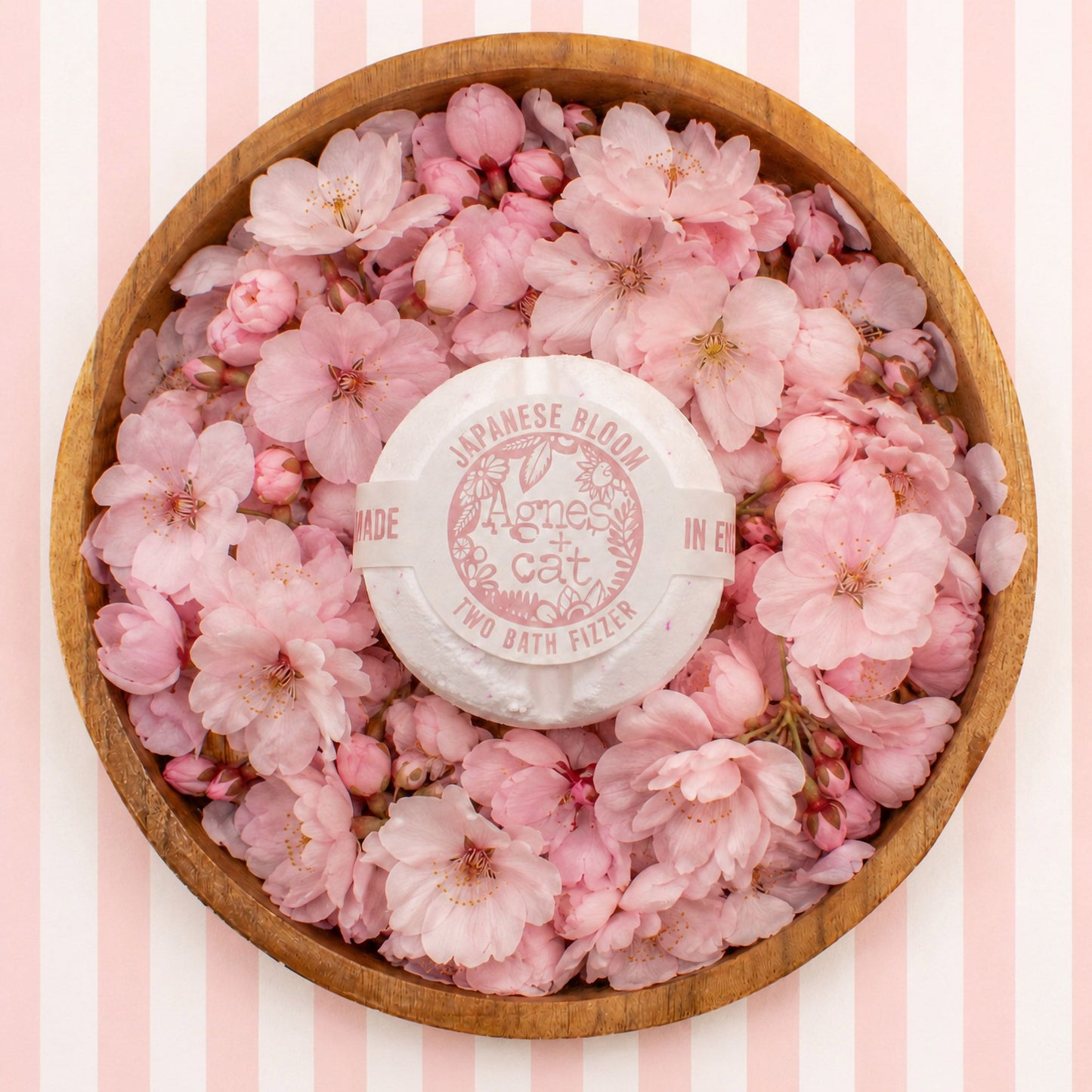 Bloom & Brighten Bath Fizzer Gift Set By Agnes + Cat