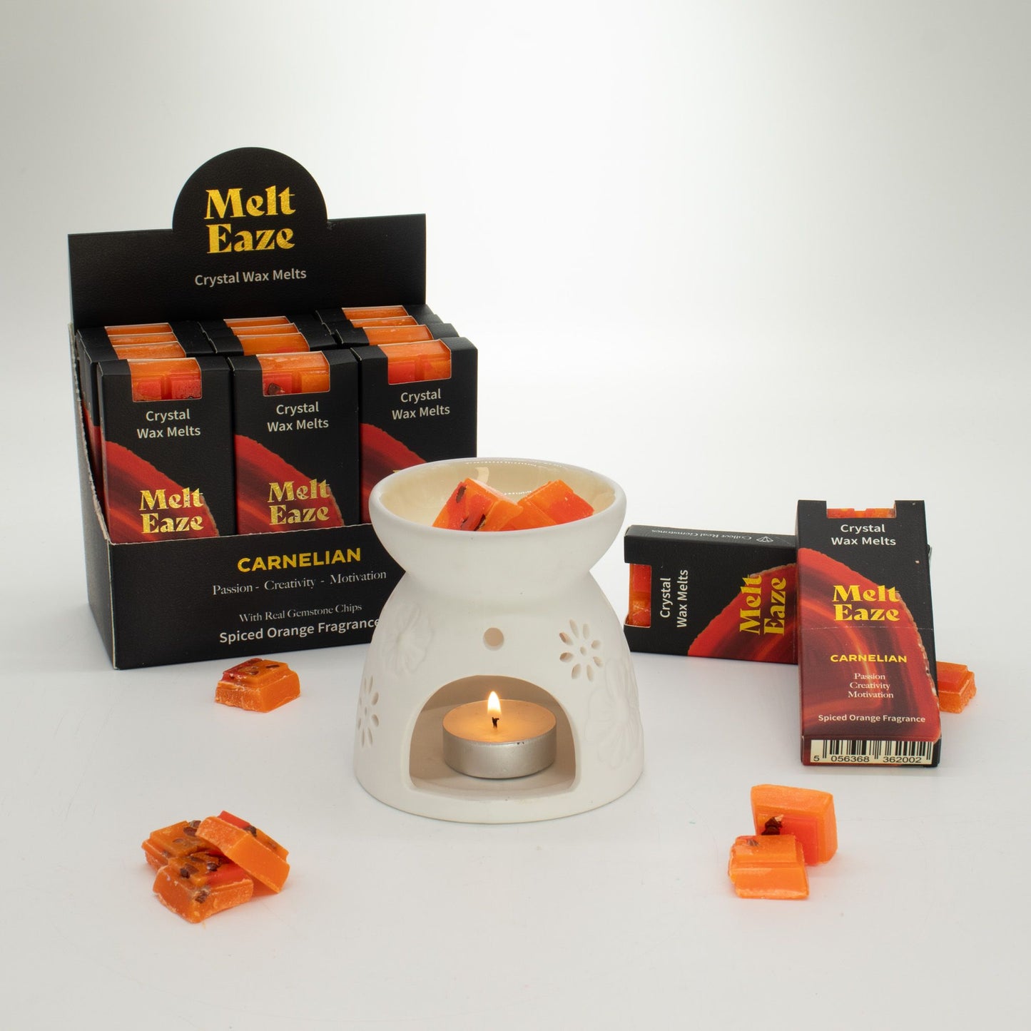 Carnelian Fire Wax Melts - Spiced Orange