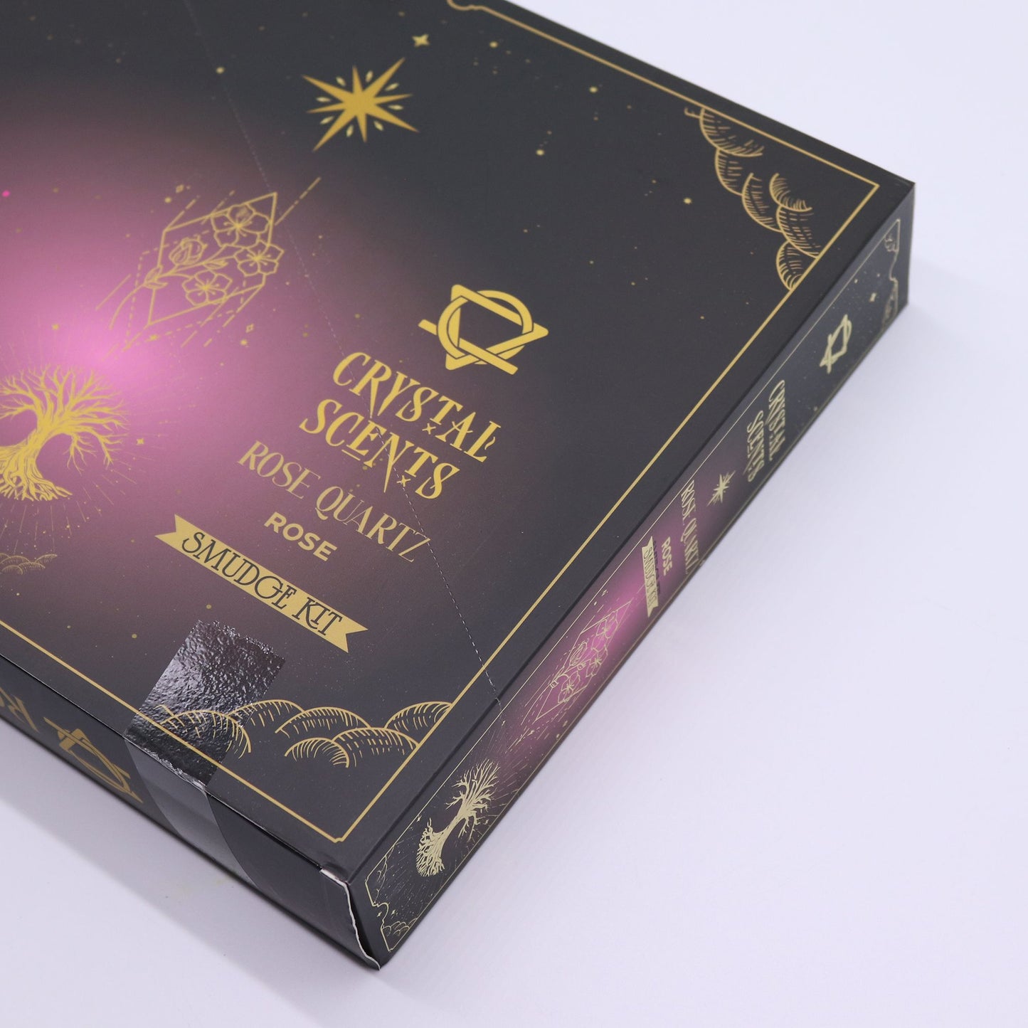 Rose Quartz Crystal Scents Smudge Incense - Rose