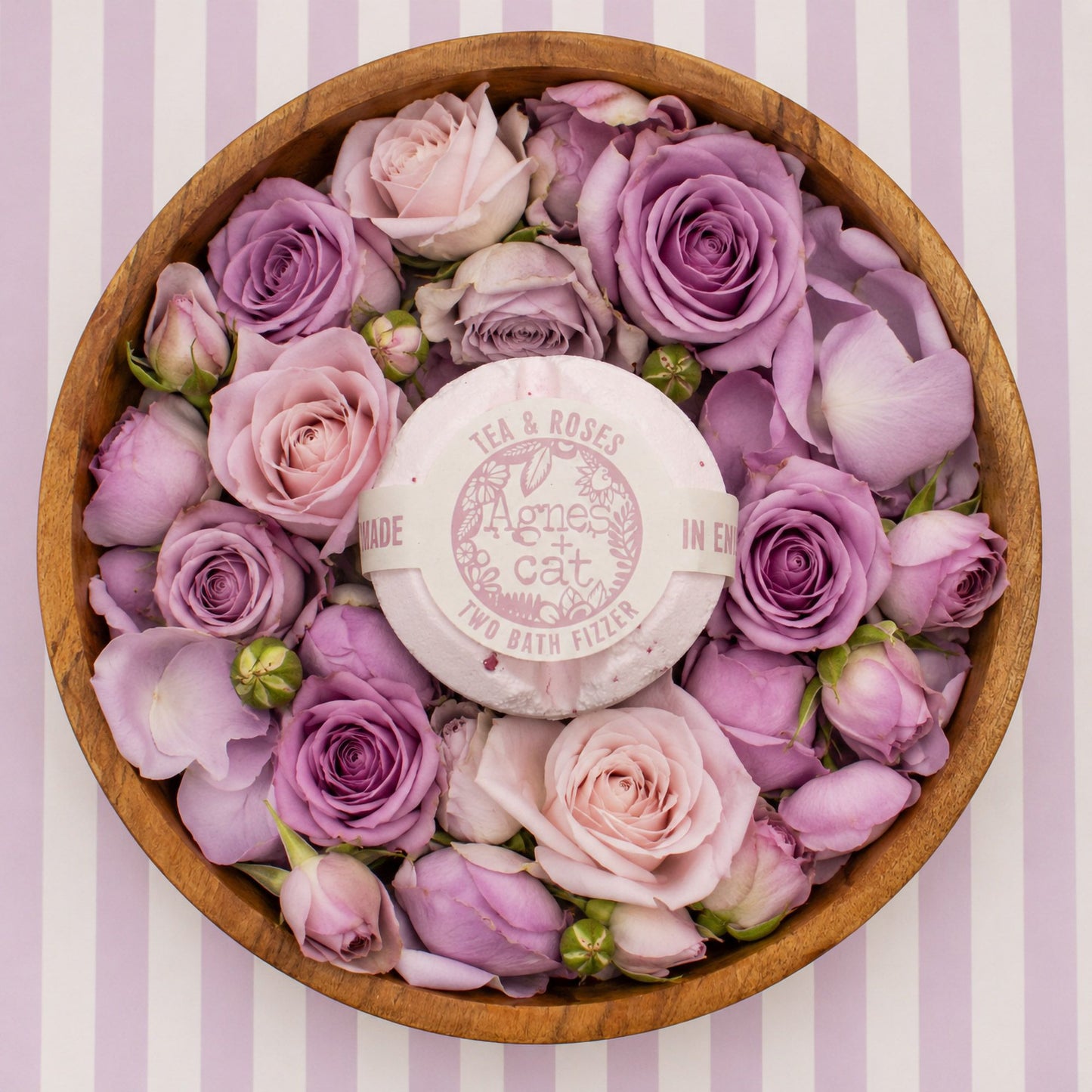 Bloom & Brighten Bath Fizzer Gift Set By Agnes + Cat