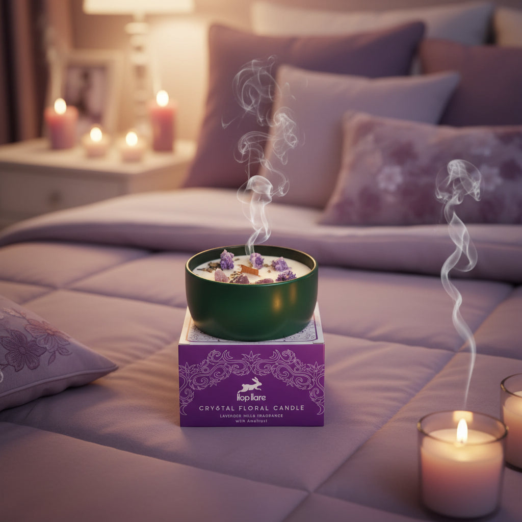 Moon Energy Ritual Candle – Hop Hare Crystal Magic