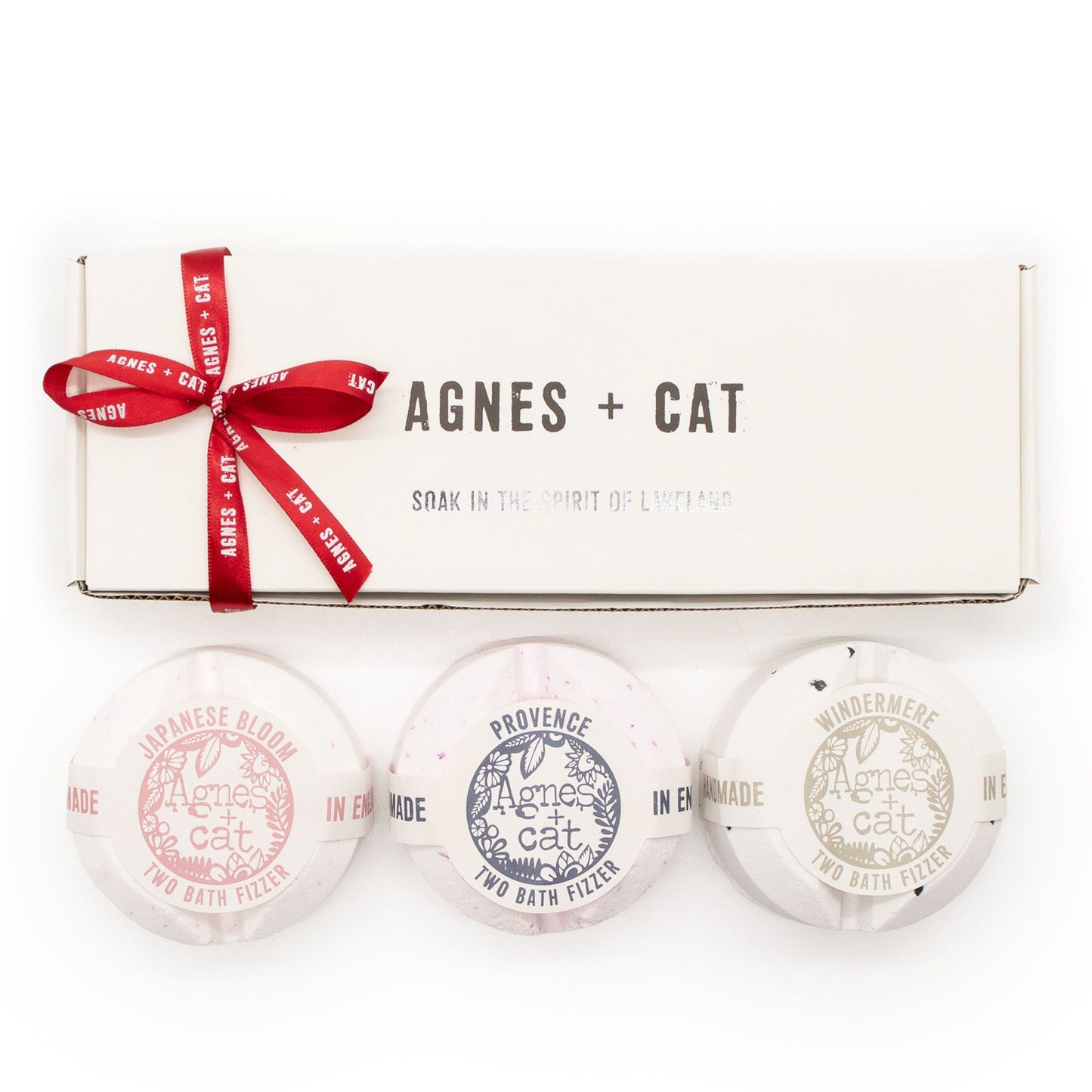 Lakeland Soak & Unwind Bath Fizzer Gift Set By Agnes + Cat