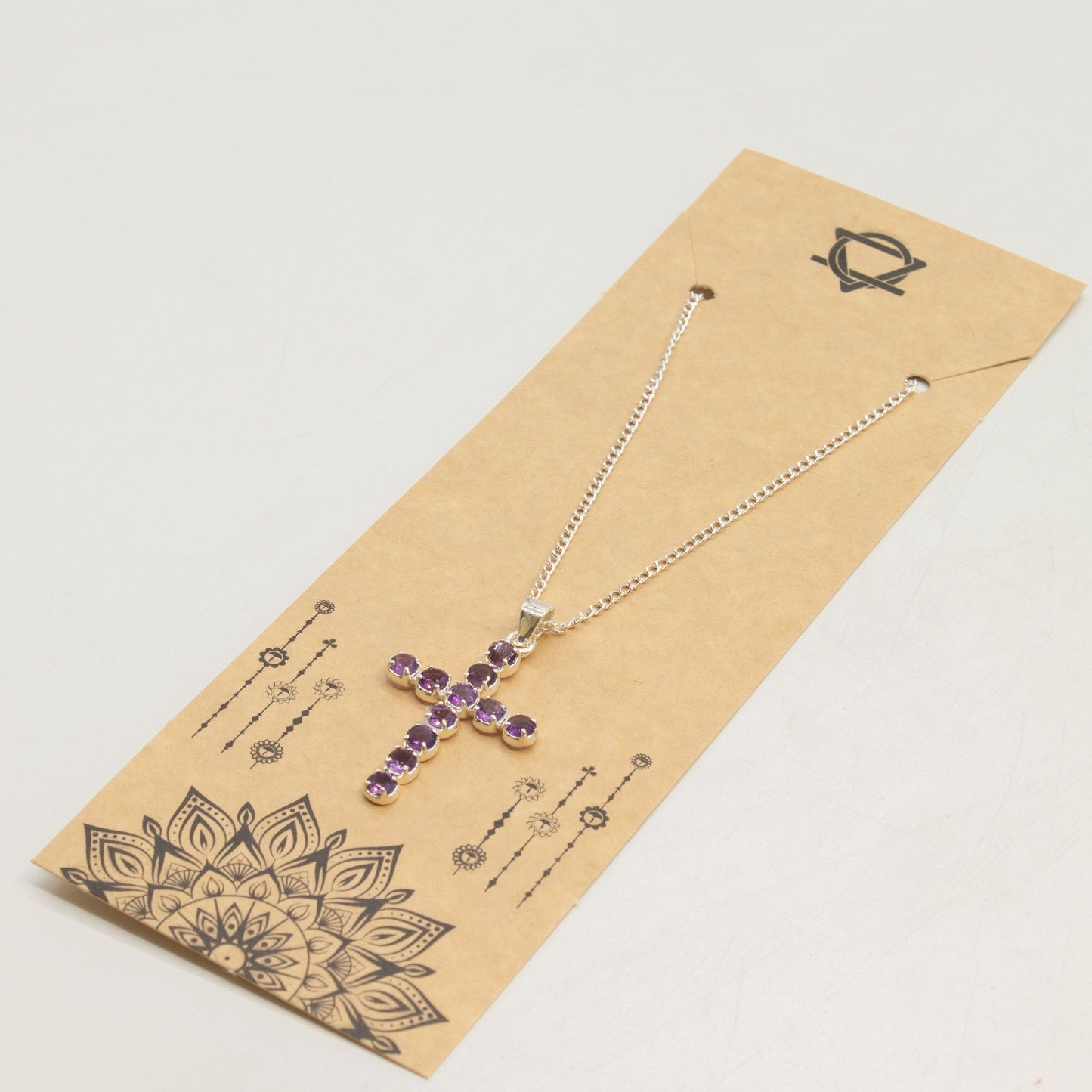 Inner Peace Amethyst Crucifix Pendant
