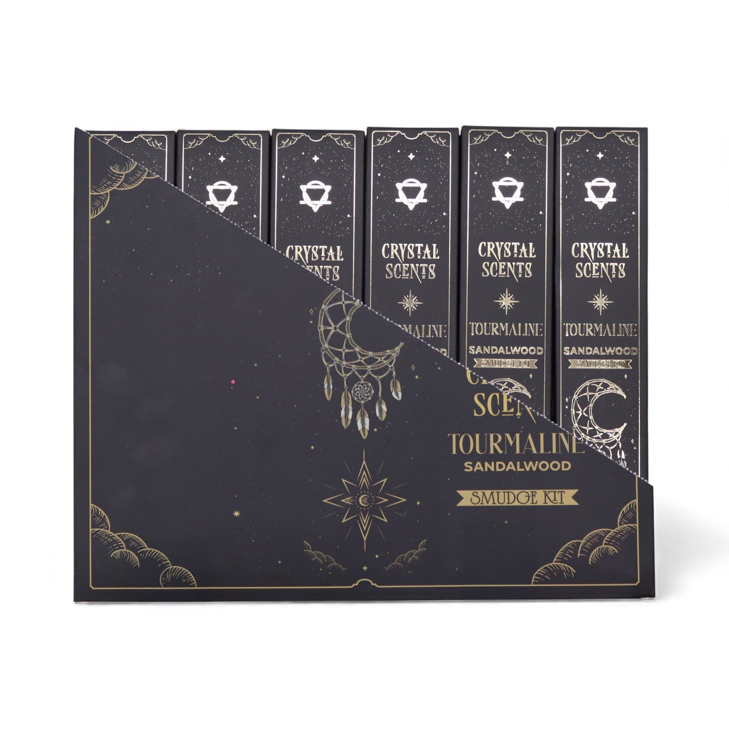 Tourmaline Crystal Scents Smudge Incense - Sandalwood