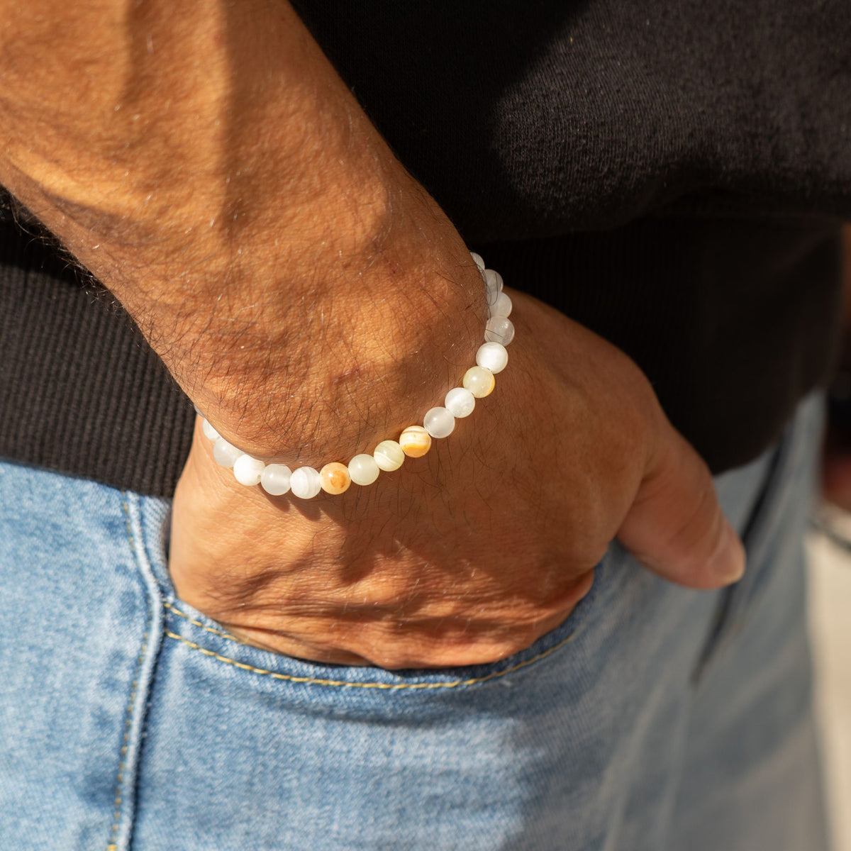 Moon Jade Power Bracelet – Harmony & Good Fortune