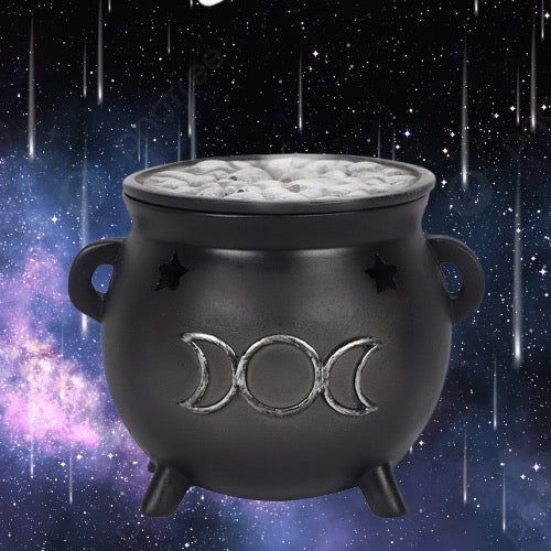 Triple Moon Incense Magic Ceramic Cone Holder